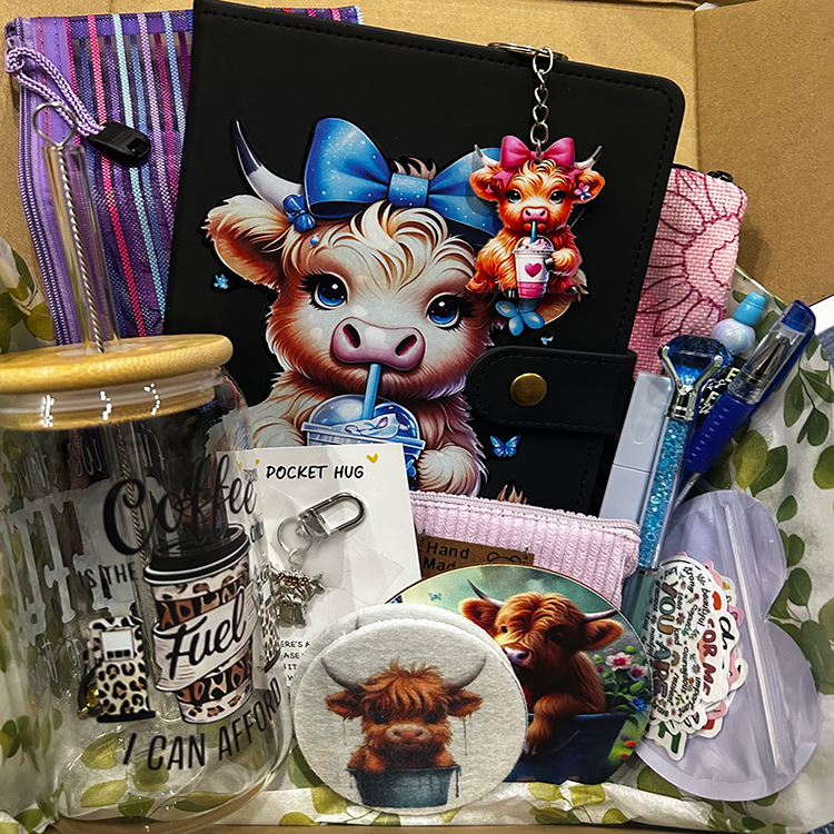 Highland Cow Crate #1